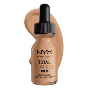 NYX PROFESSIONAL MAKEUP Total Control Pro Drop Foundation, Skin-True Buildable Coverage - Medium Olive C57