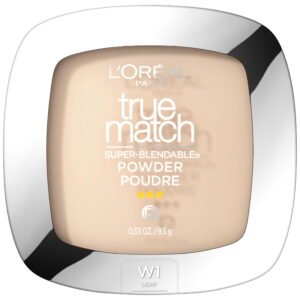 L'Oreal Paris True Match Super Blendable Oil Free Makeup Powder, Porcelain, 0.33 oz