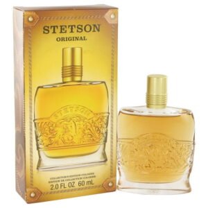 Coty STETSON Cologne (Collectors Edition Decanter Bottle) for Men 2 oz