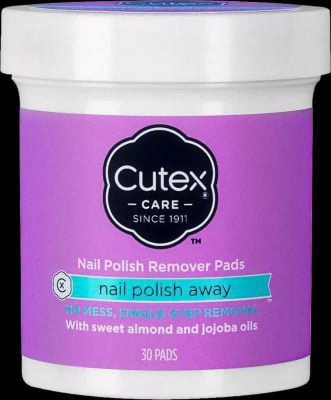 CUTEX REMOVER ROUNDS 30CT