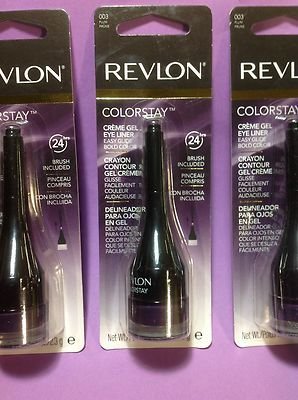 Revlon Colorstay Creme Gel Eye Liner #003 Plum NEW.