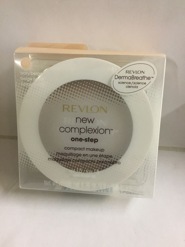 Revlon New Complexion One Step Makeup- IVORY BEIGE #01 -Sealed- NEW