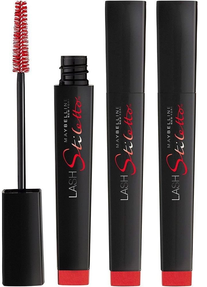 Maybelline Makeup Lash Stiletto Ultimate Length Washable Mascara, Very Black Mascara, 0.22 fl oz