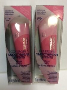 COVERGIRL SMOOTHWEAR LIPTINTS GLOSS ( RADIANT ROSE ) NEW.