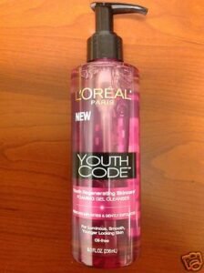 L'Oreal Youth Code Foaming Gel Cleanser 8.0 fl oz // 236 mL NEW.