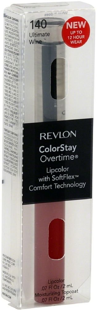 Revlon ColorStay Overtime Liquid Lip Color, Ultimate Wine 140 0.07 oz