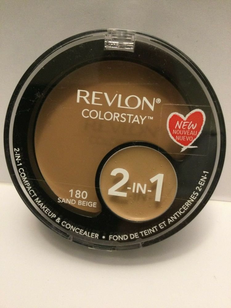 Revlon ColorStay 2-In-1 Compact Makeup & Concealer Full Size NEW